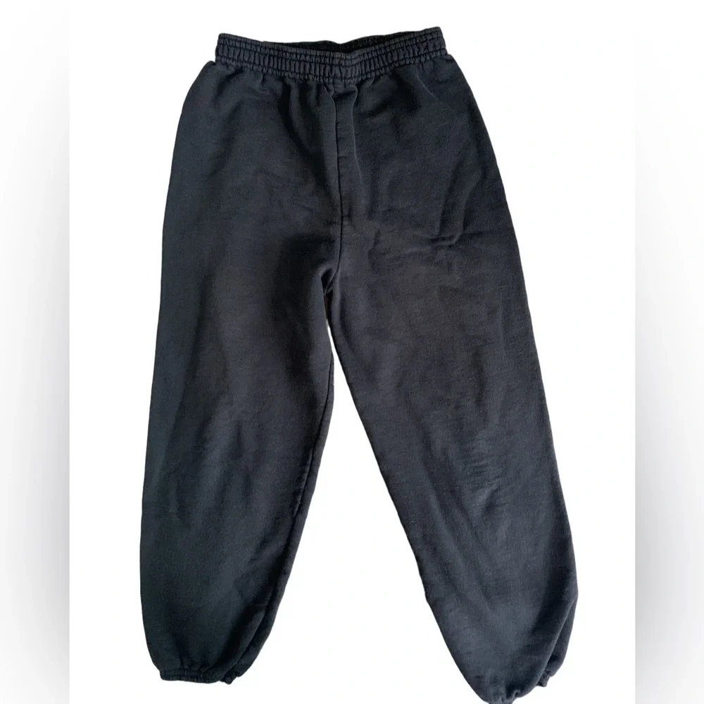 Hanes EcoSmart Black and Navy Blue Kids Fleece Joggers